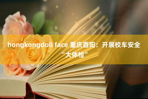 hongkongdoll face 重庆酉阳：开展校车安全“大体检”