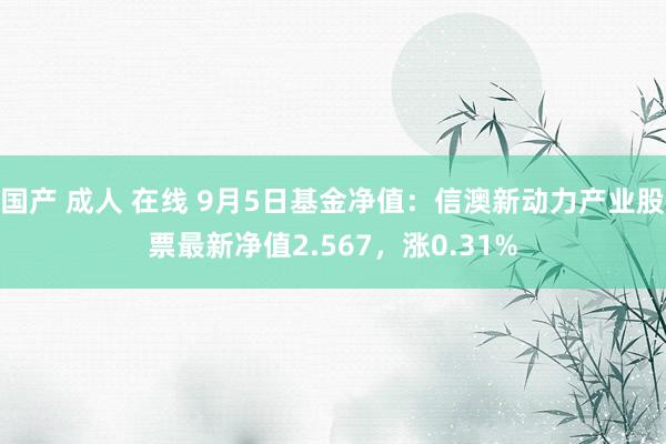 国产 成人 在线 9月5日基金净值：信澳新动力产业股票最新净值2.567，涨0.31%