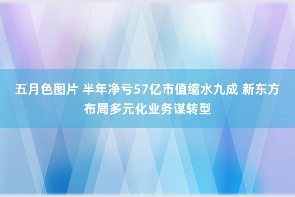 五月色图片 半年净亏57亿市值缩水九成 新东方布局多元化业务谋转型